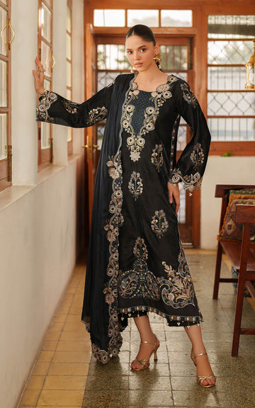Opal LWC25-07 | 3pcs Embroidered Unstitched Winter - Shop Now at Asifa and Nabeel