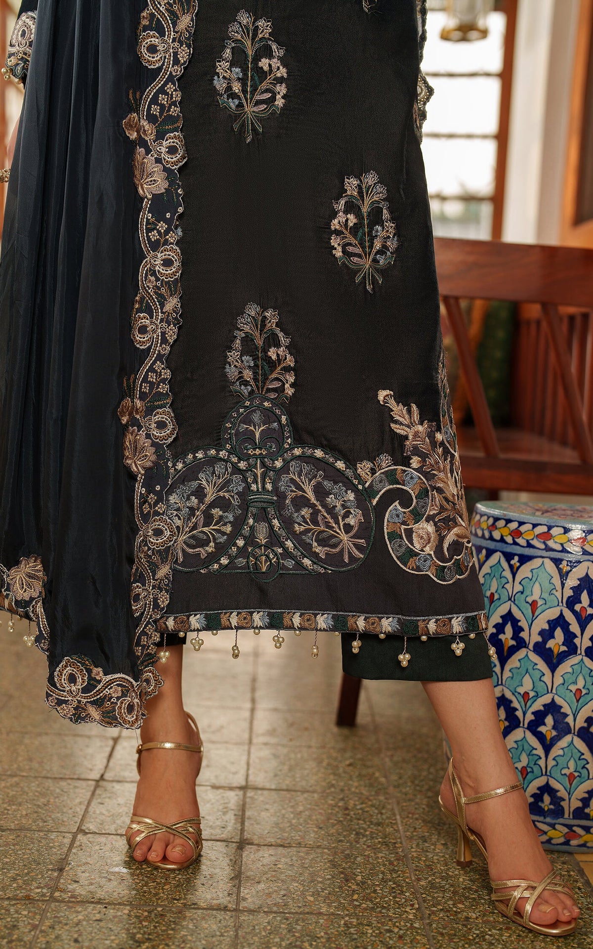 Opal LWC25-07 | 3pcs Embroidered Stitched Suit - Shop Now at Asifa and Nabeel