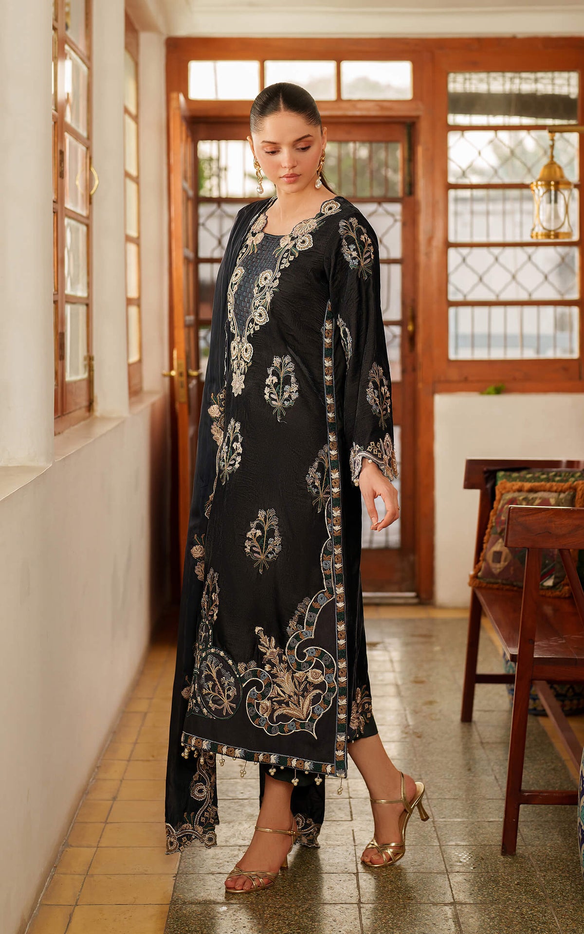 Opal LWC25-07 | 3pcs Embroidered Stitched Suit - Shop Now at Asifa and Nabeel