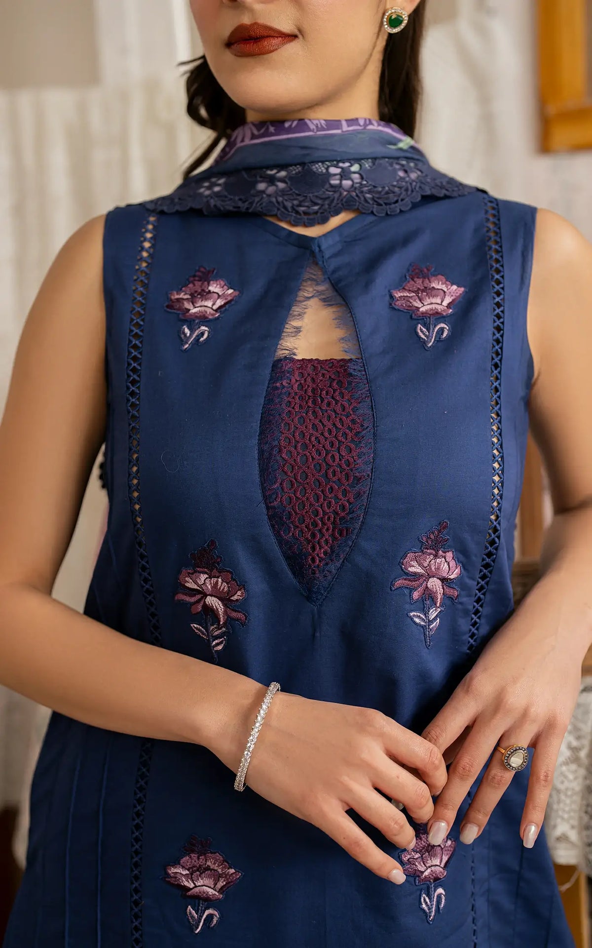 Resham (MVL25-18) | Unstitched Summer - Shop Now at Asifa and Nabeel