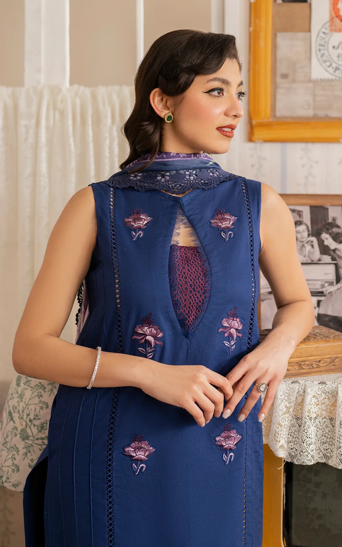 Resham (MVL25-18) | Unstitched Summer - Shop Now at Asifa and Nabeel