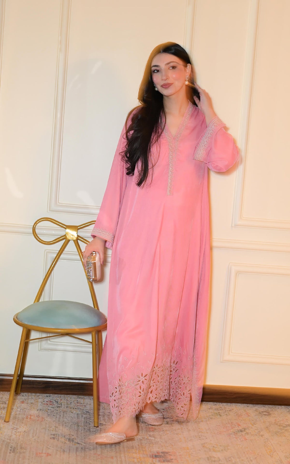 Rose Seira Kaftan - Shop Now at Asifa and Nabeel