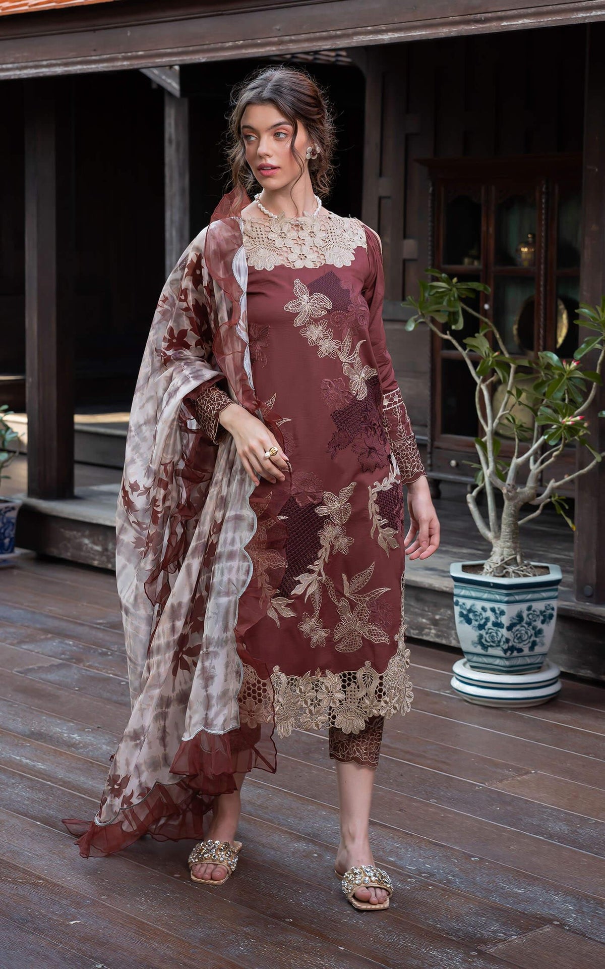 SHEEN (RRL-04) | Unstitched Lawn’24 - Shop Now at Asifa and Nabeel