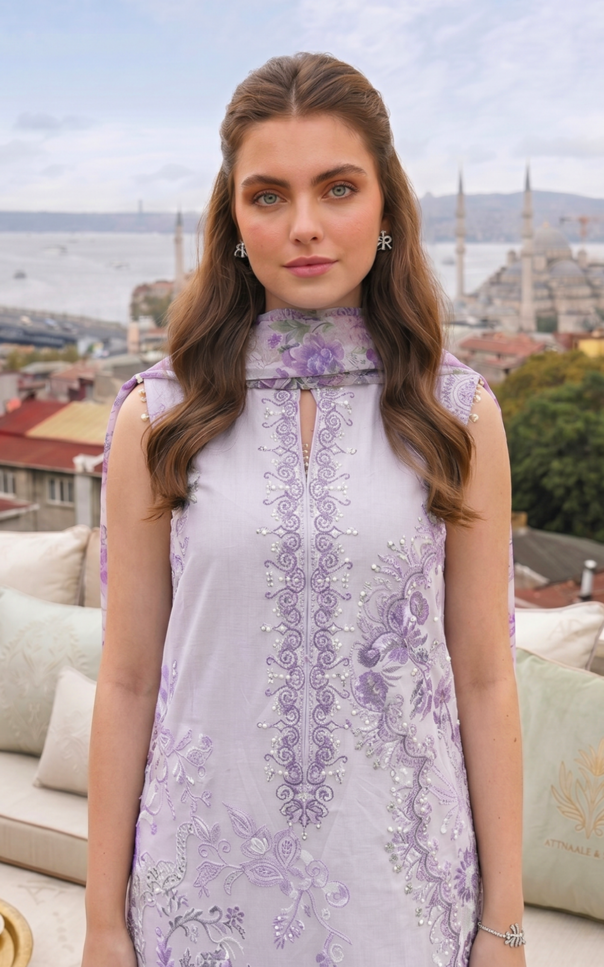 Lilac River (SL26-02) | 3pcs Embroidered Unstitched Summer