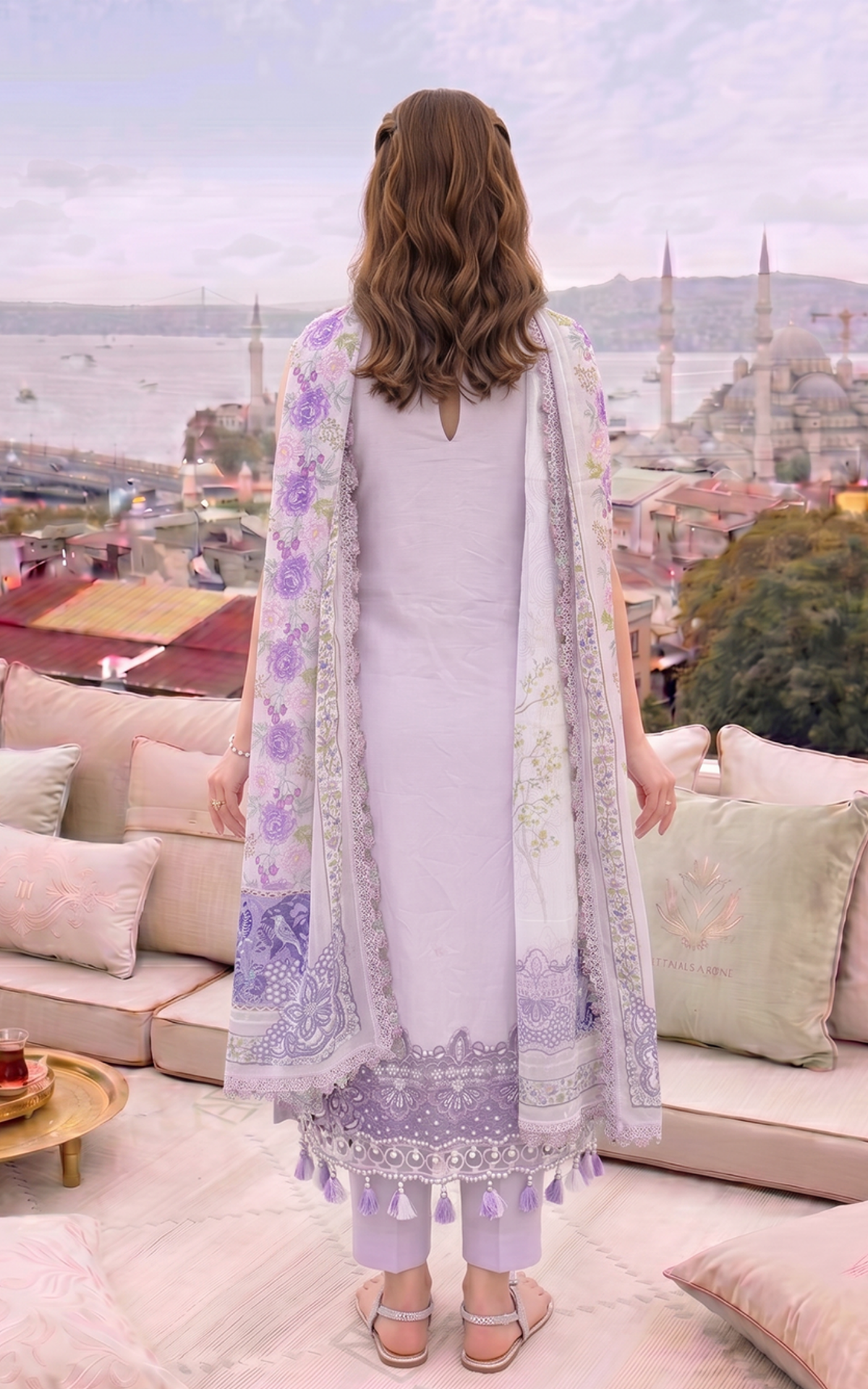 Lilac River (SL26-02) | 3pcs Embroidered Unstitched Summer