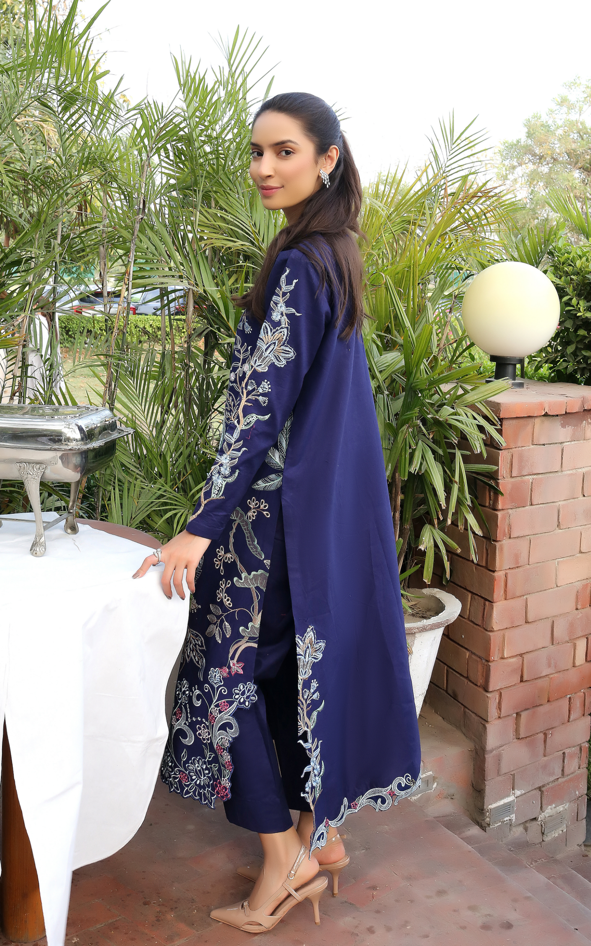 Scarlet Blue (SL26-04) | 3pcs Embroidered Stitched Summer
