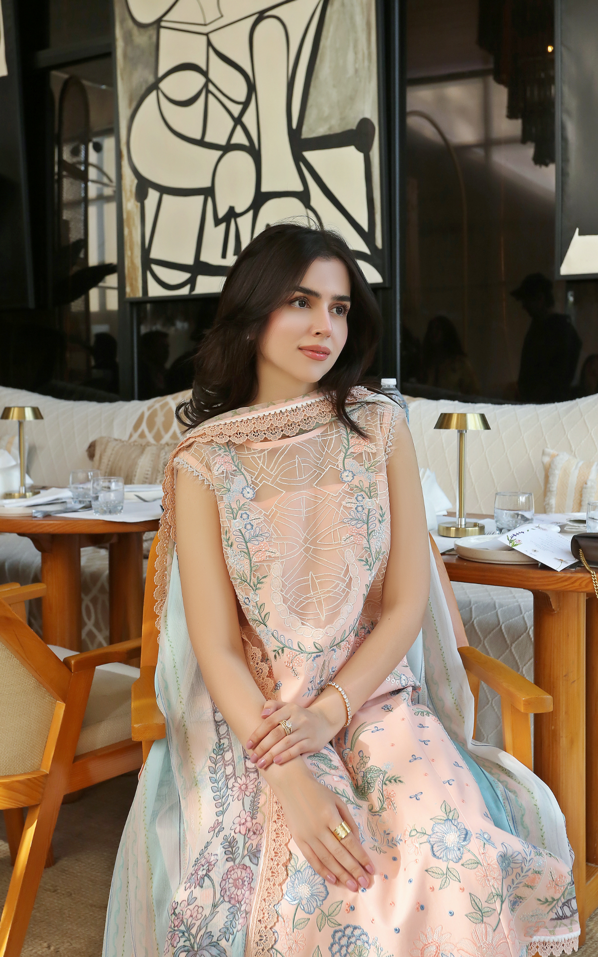 Peach Garden (SL26-05) | 3pcs Embroidered Stitched Summer