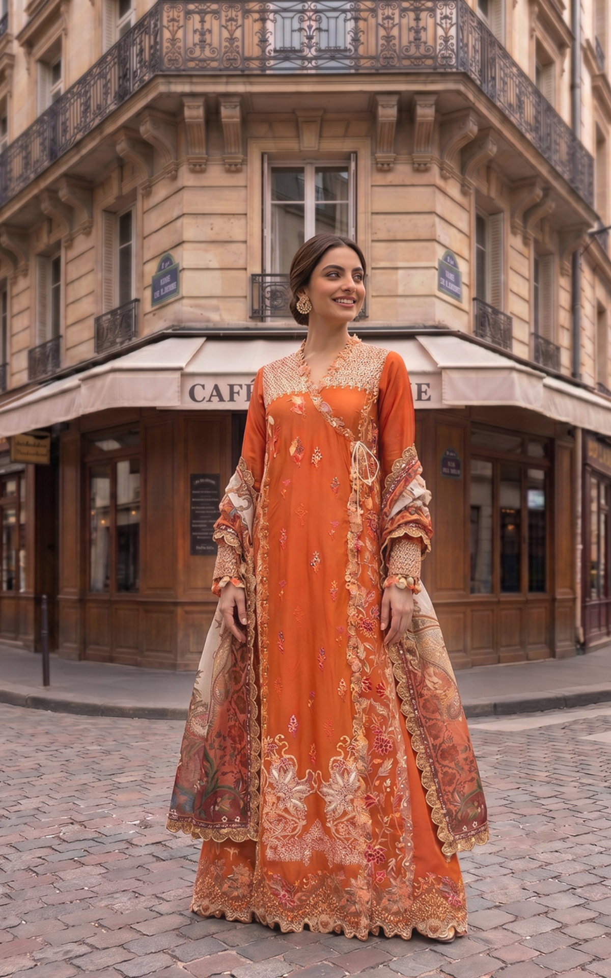 Coral Fusion (SL26-06) | 3pcs Embroidered Stitched Summer