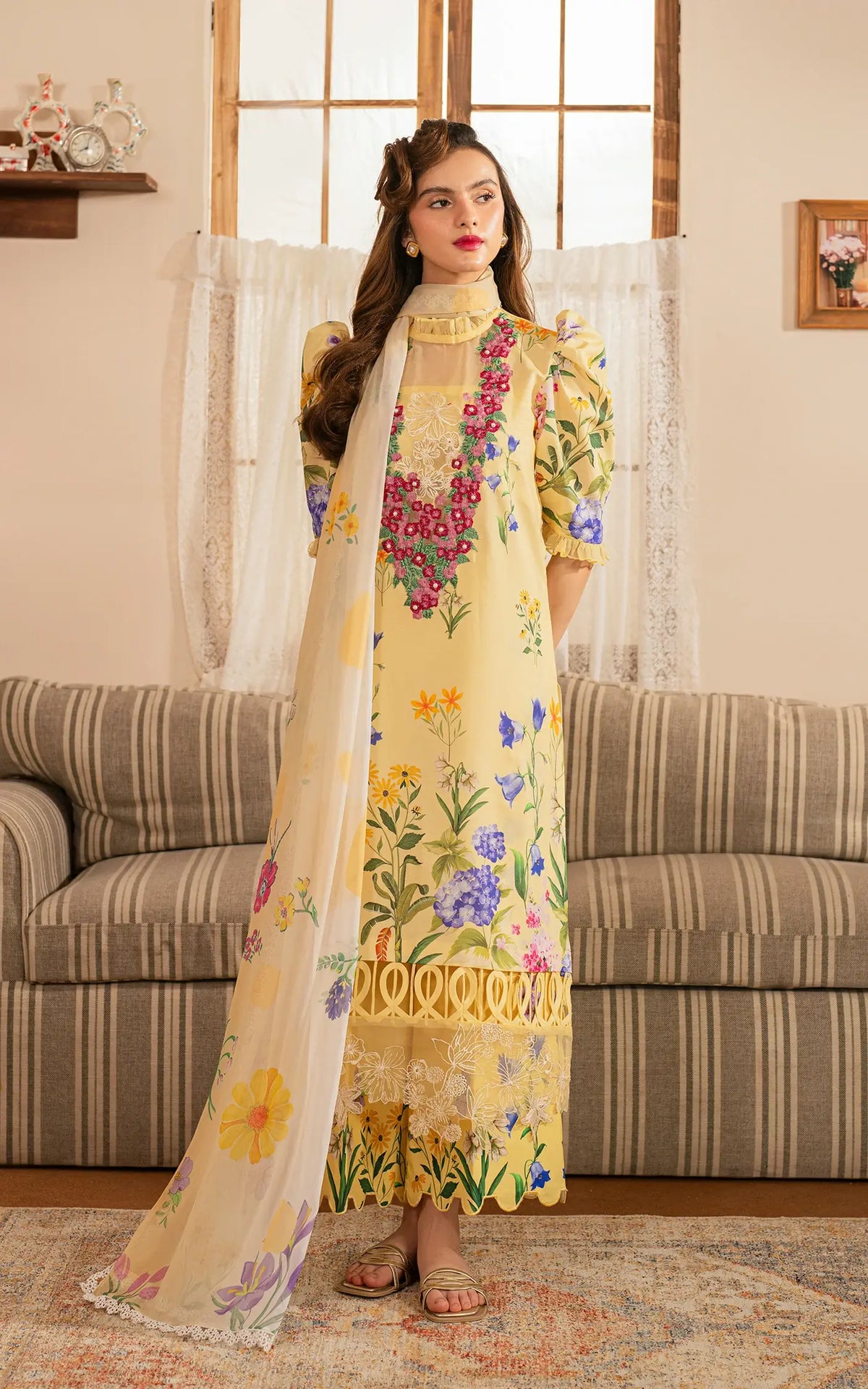 Sehar (MVL25-03) | Unstitched Summer - Shop Now at Asifa and Nabeel