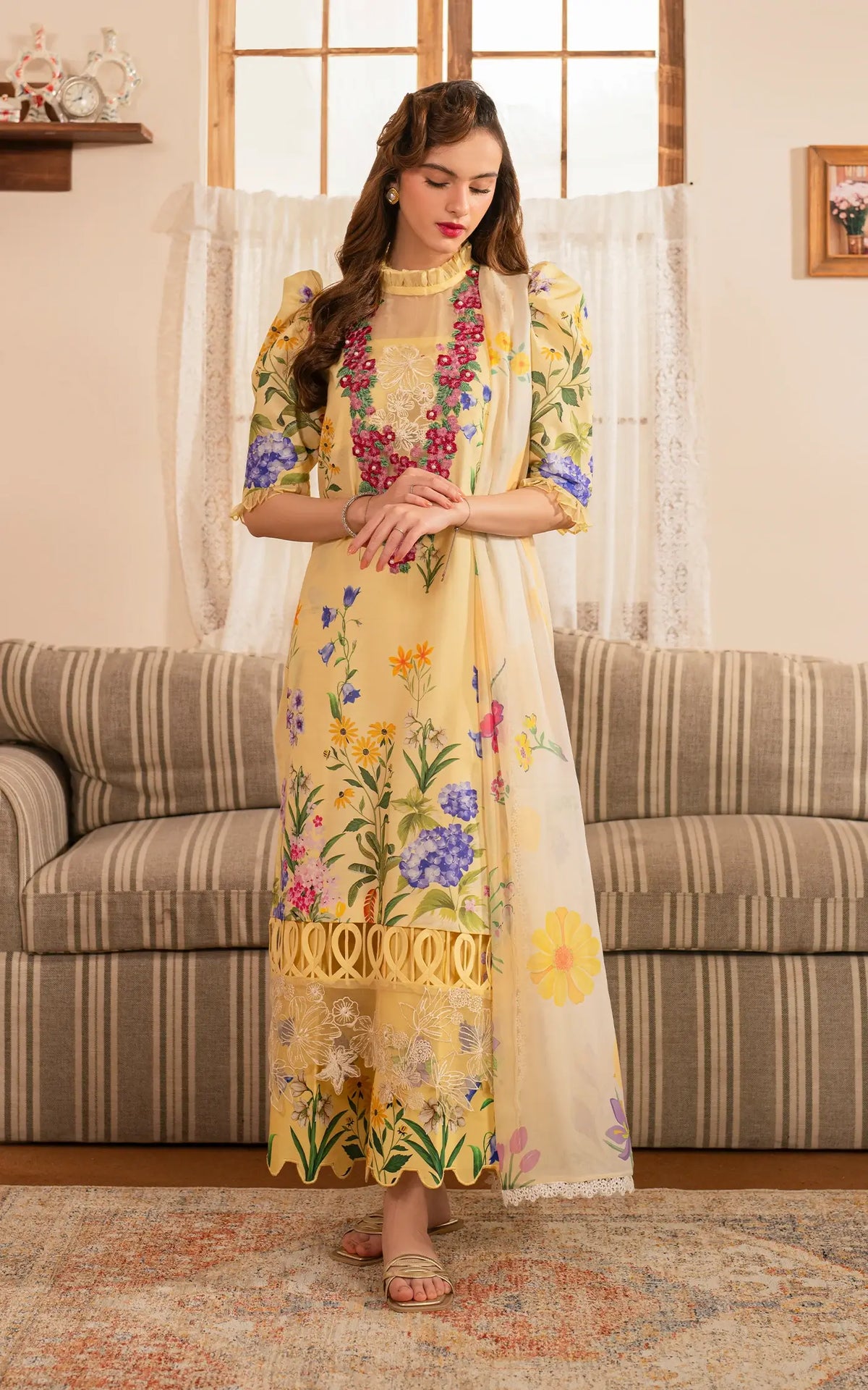 Sehar (MVL25-03) | Unstitched Summer - Shop Now at Asifa and Nabeel