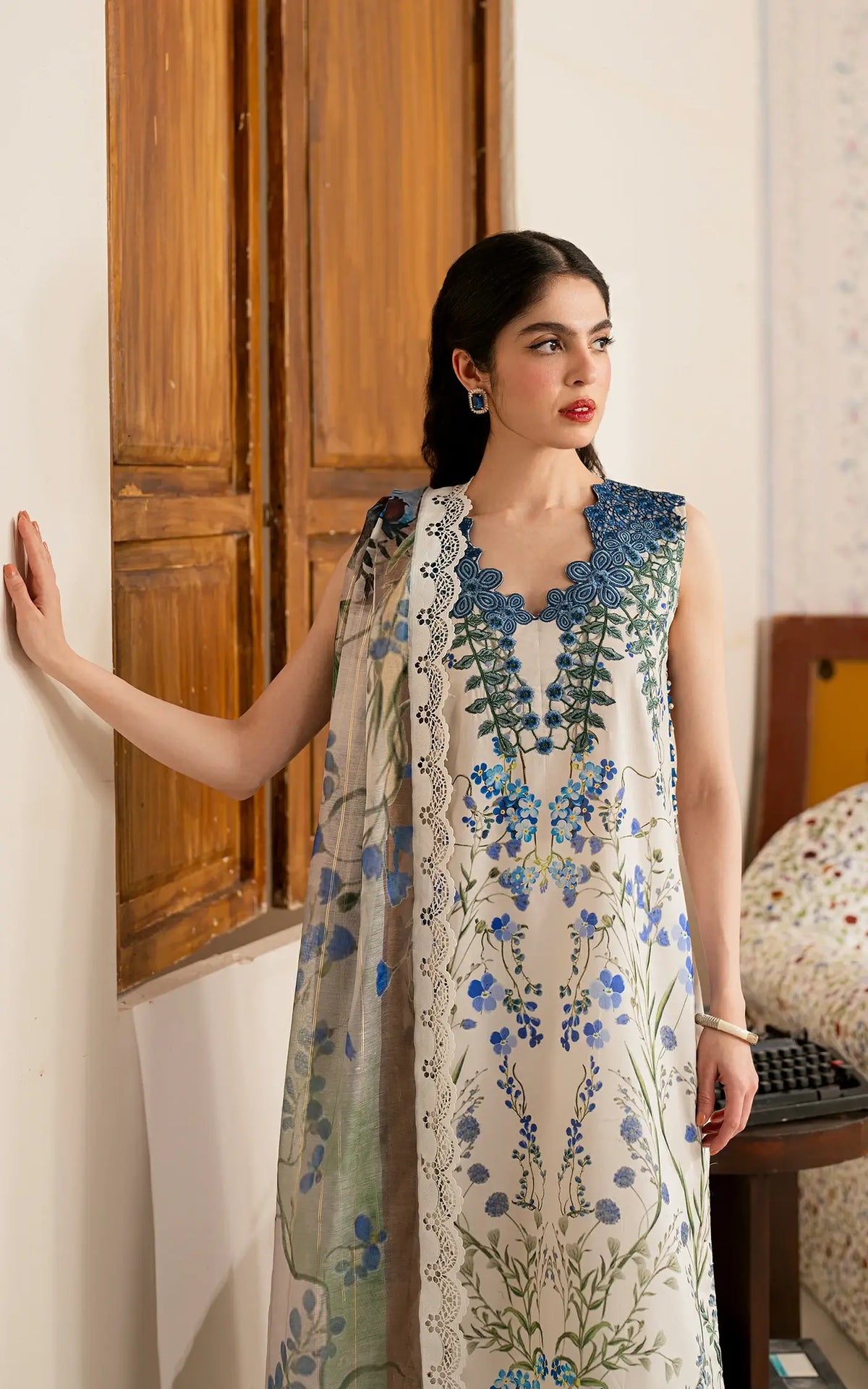 Shabnam (MVL25-13) | Unstitched Summer - Shop Now at Asifa and Nabeel