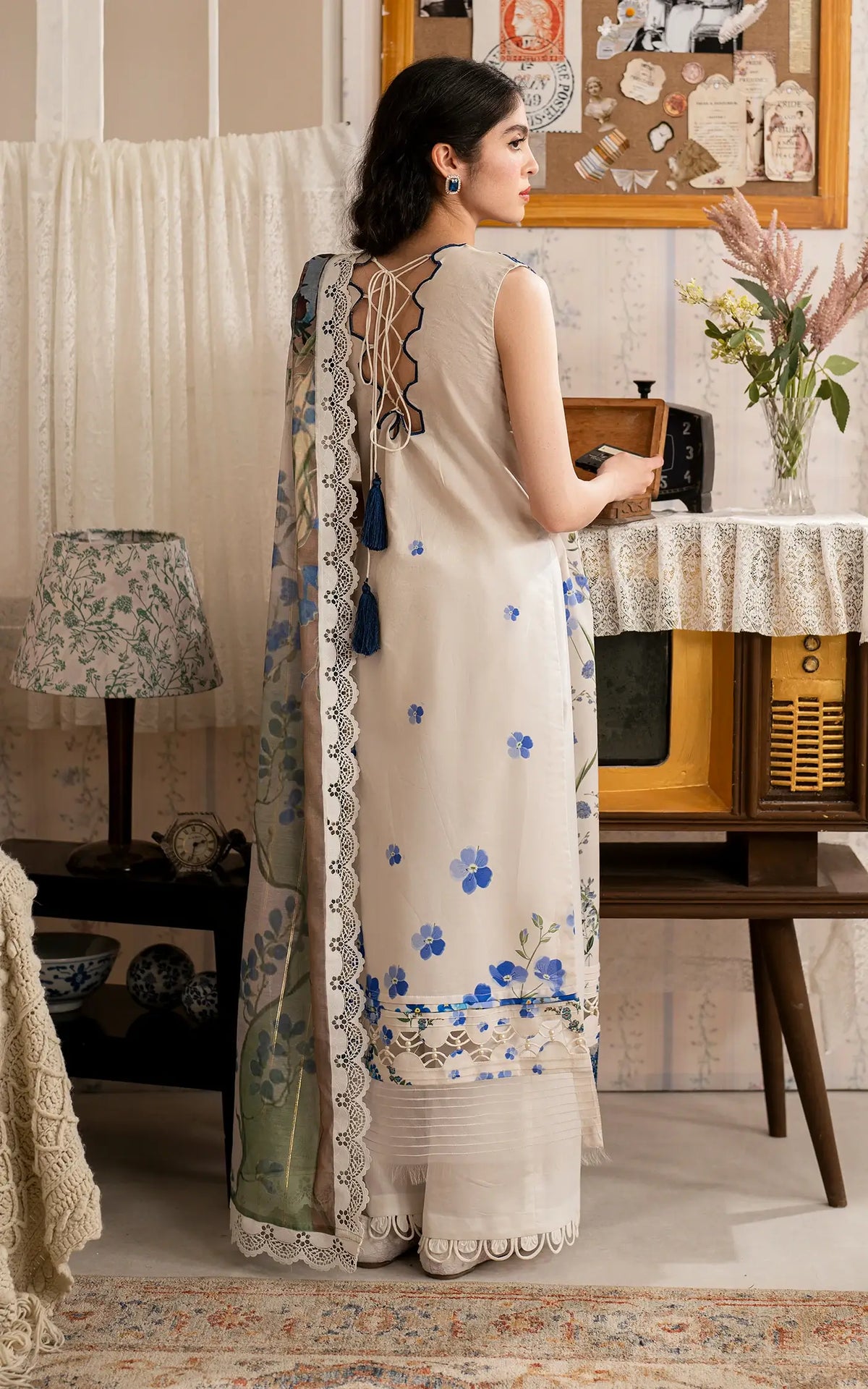 Shabnam (MVL25-13) | Unstitched Summer - Shop Now at Asifa and Nabeel
