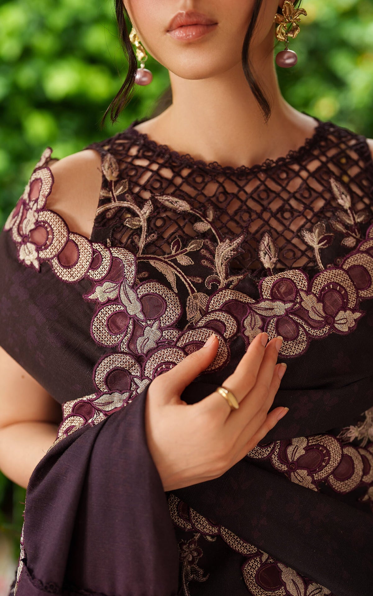Siera LWC25-09 | 3pcs Embroidered Stitched Suit - Shop Now at Asifa and Nabeel