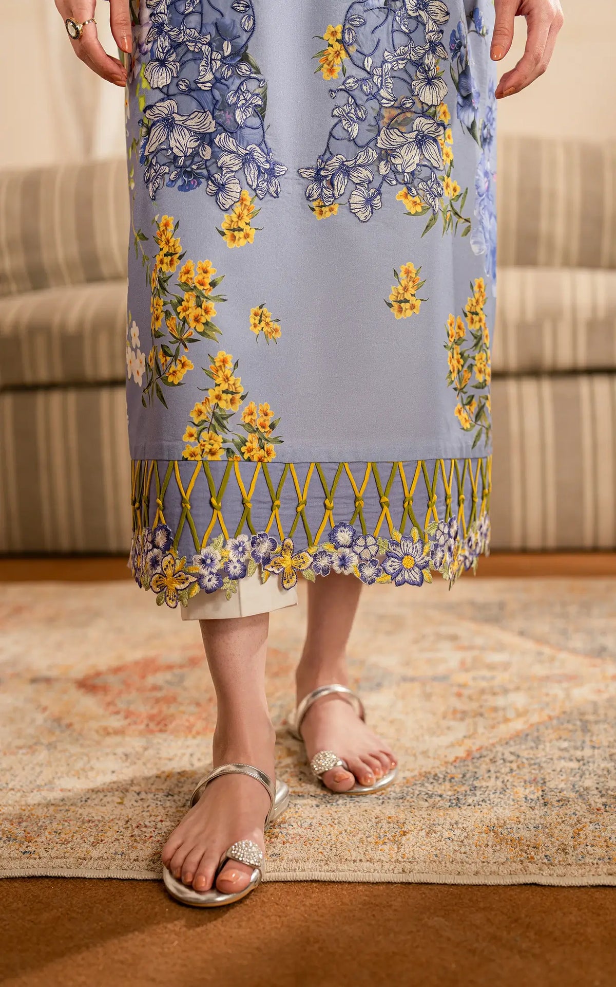 Sunehri (MVL25-02) | Unstitched Summer - Shop Now at Asifa and Nabeel