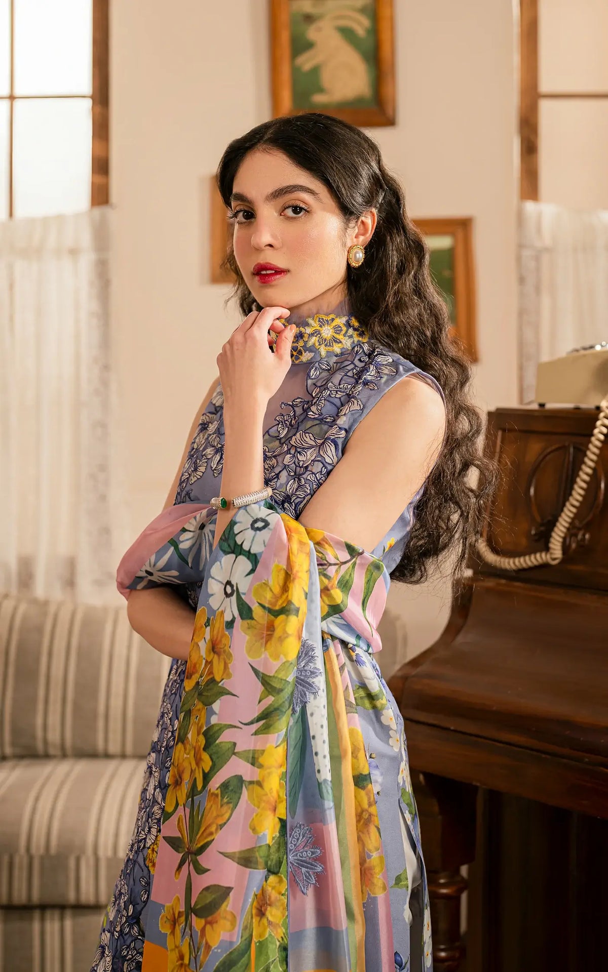 Sunehri (MVL25-02) | Unstitched Summer - Shop Now at Asifa and Nabeel