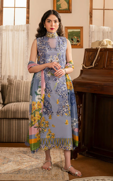 Sunehri (MVL25-02) | Unstitched Summer - Shop Now at Asifa and Nabeel