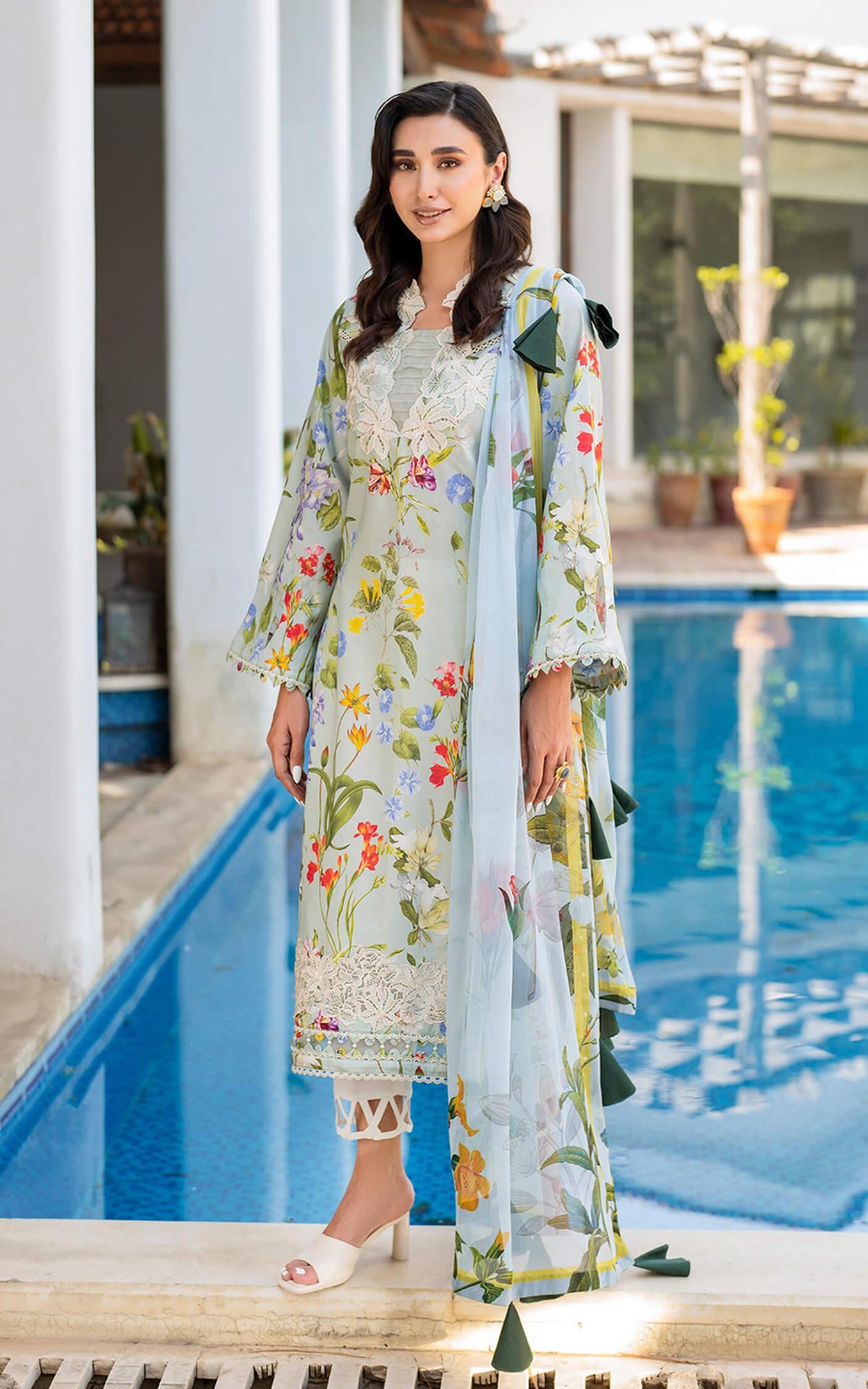Suroor MK-04 | Unstitched Lawn - Shop Now at Asifa and Nabeel
