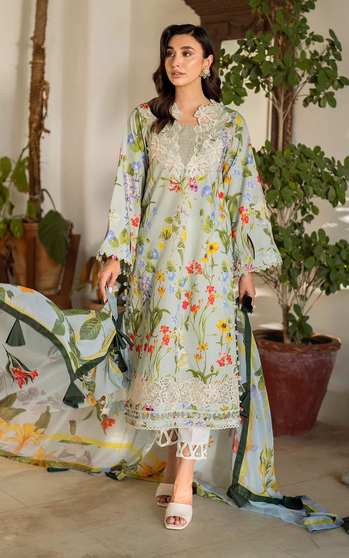 Suroor MK-04 | Unstitched Lawn - Shop Now at Asifa and Nabeel
