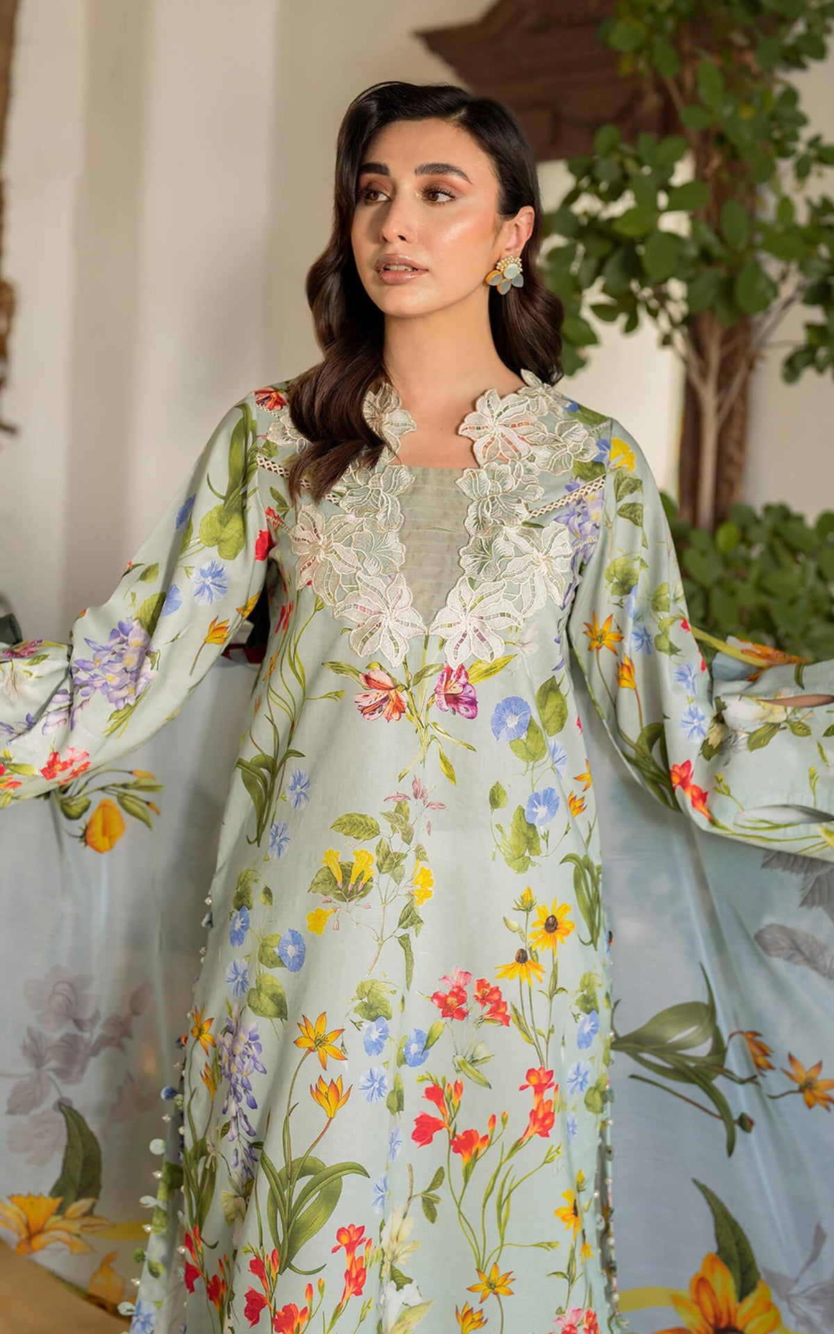 Suroor MK-04 | Unstitched Lawn - Shop Now at Asifa and Nabeel