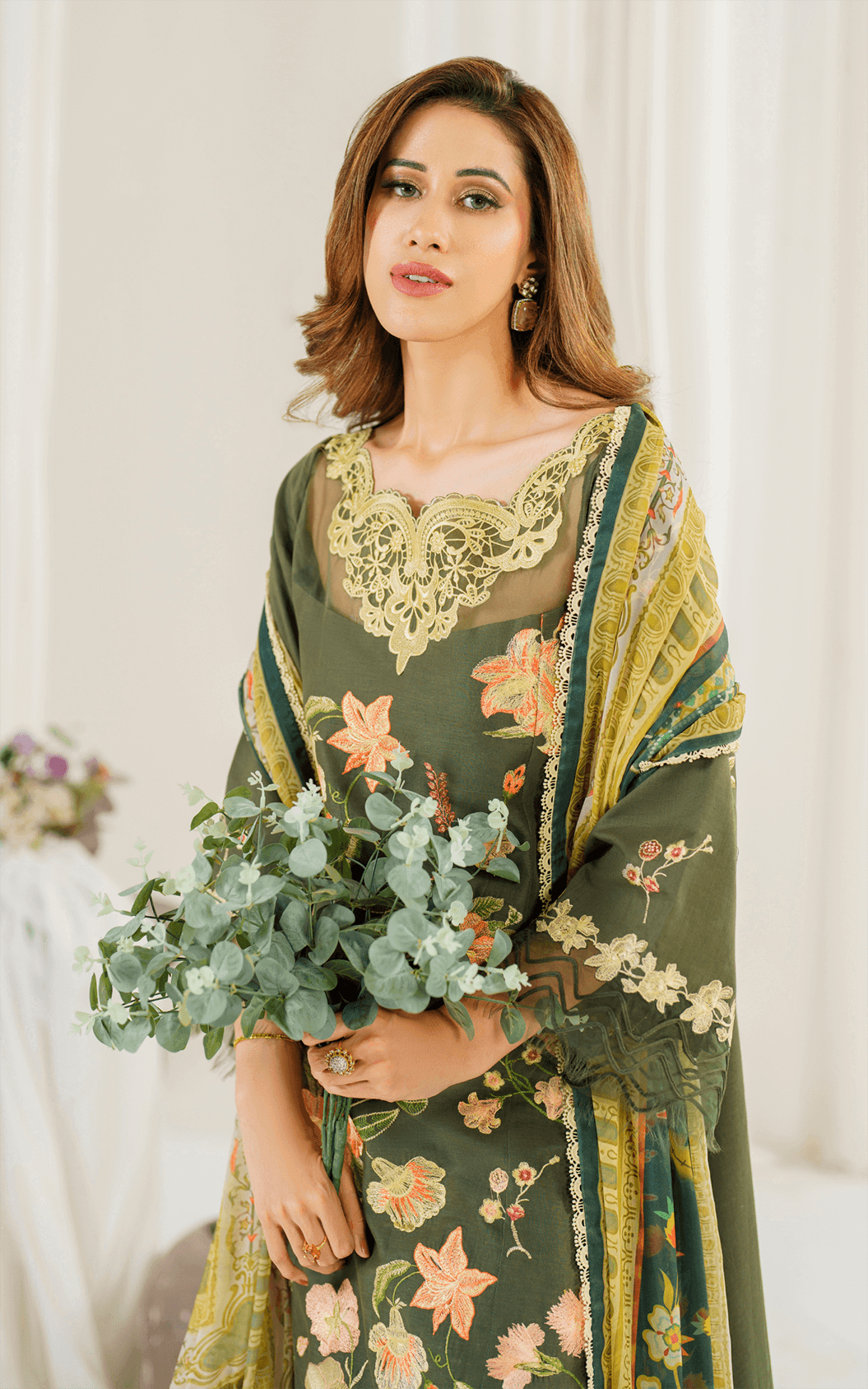 Sweet Pea (PP-6) | Unstitched Lawn - Shop Now at Asifa and Nabeel