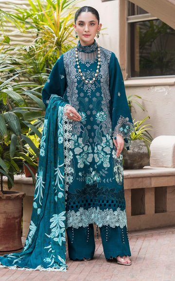 TEAL WL-07 | Luxury Winter’24 - Shop Now at Asifa and Nabeel