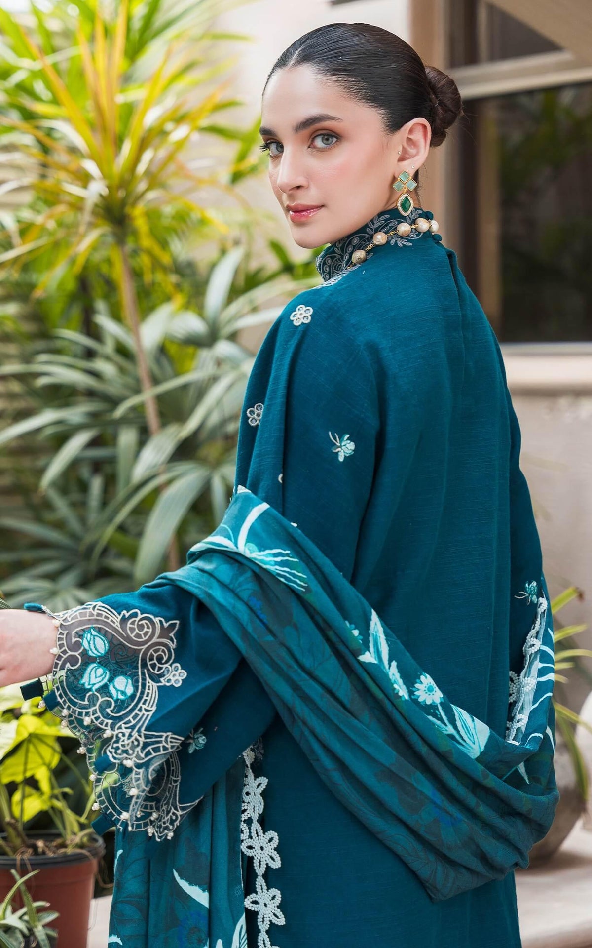 TEAL WL-07 | Luxury Winter’24 - Shop Now at Asifa and Nabeel