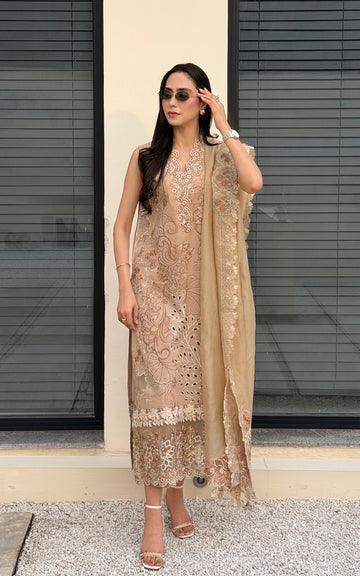 Urban Serenity VUL26-09 | 3pcs Embroidered Stitched Summer