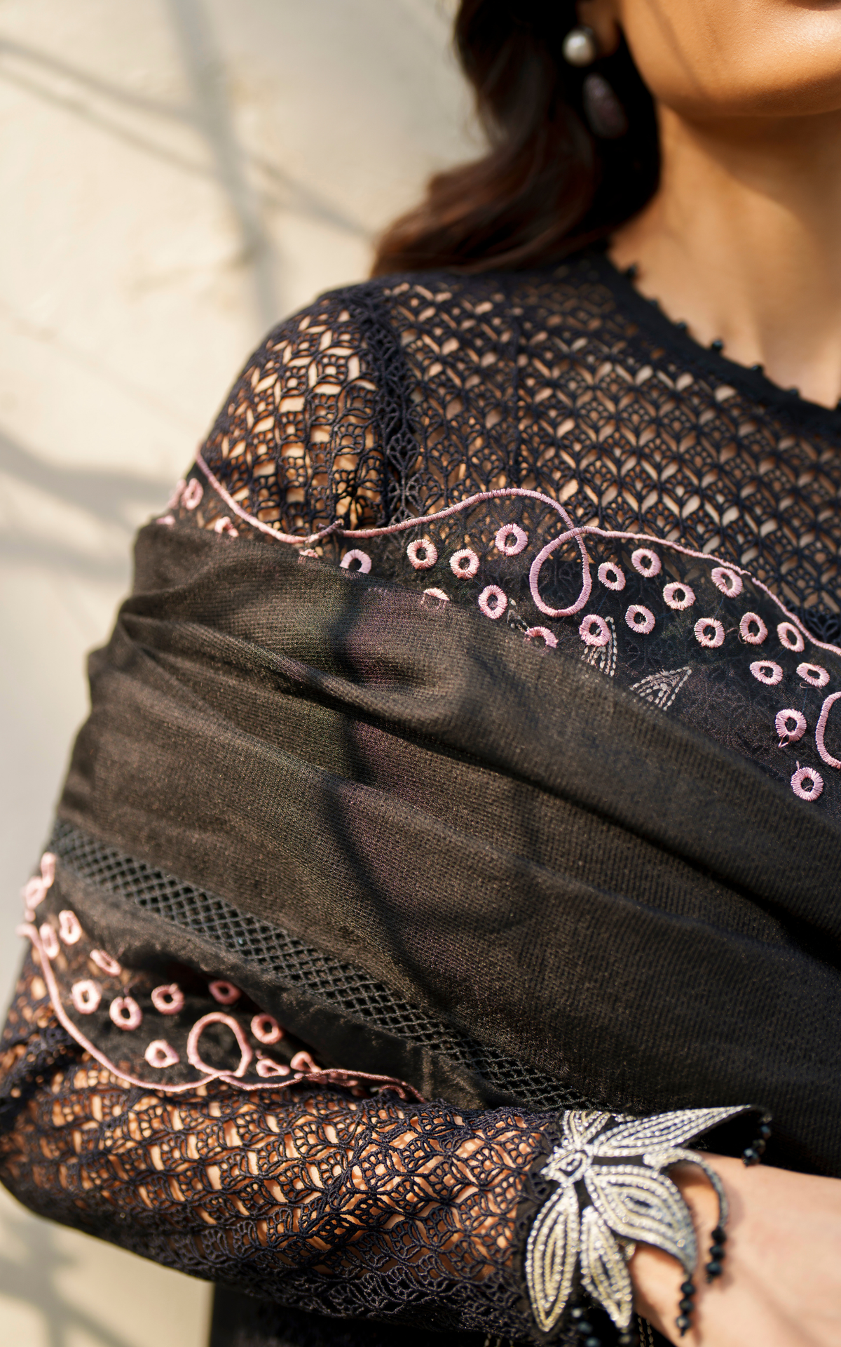 Noir Lily VUL26-01 | 3pcs Embroidered Unstitched Summer - Shop Now at Asifa and Nabeel