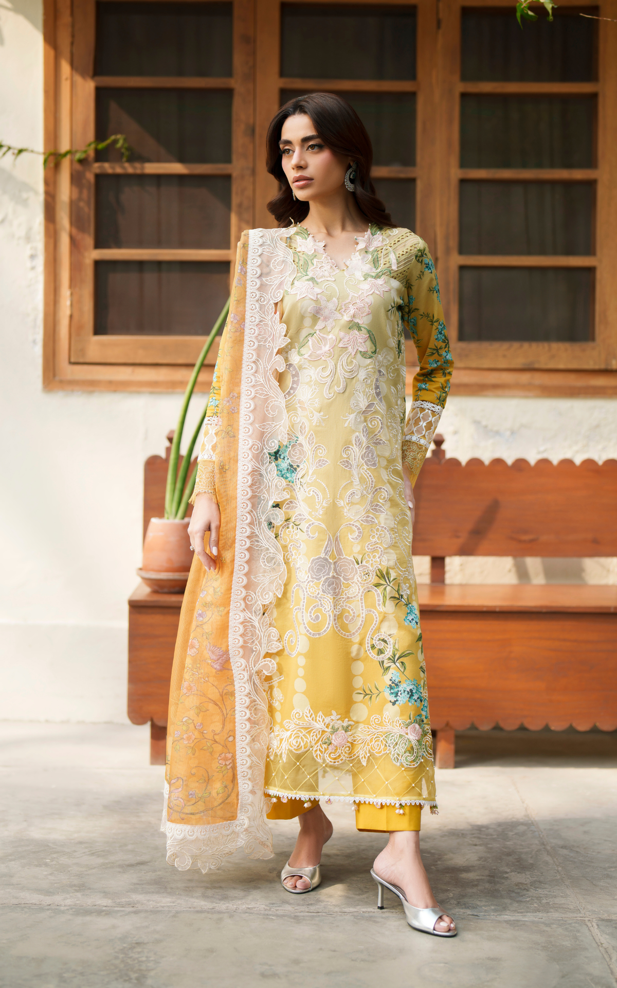 Sovereign Lace VUL26-02 | 3pcs Embroidered Unstitched Summer