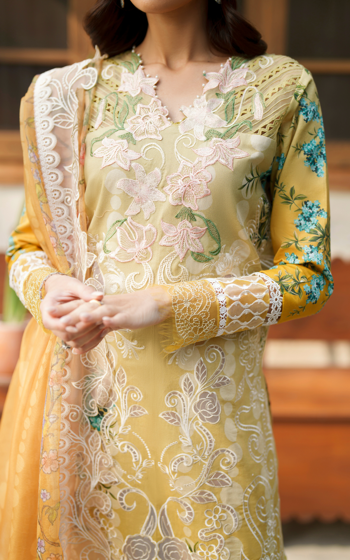 Sovereign Lace VUL26-02 | 3pcs Embroidered Stitched Summer - Shop Now at Asifa and Nabeel