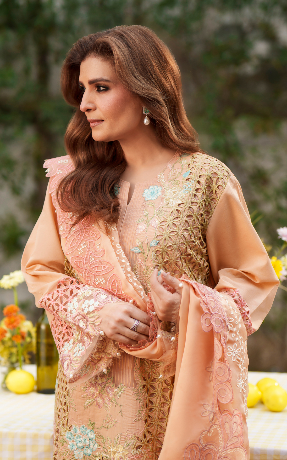 Botanical Bond VUL26-05 | 3pcs Embroidered Unstitched Summer - Shop Now at Asifa and Nabeel