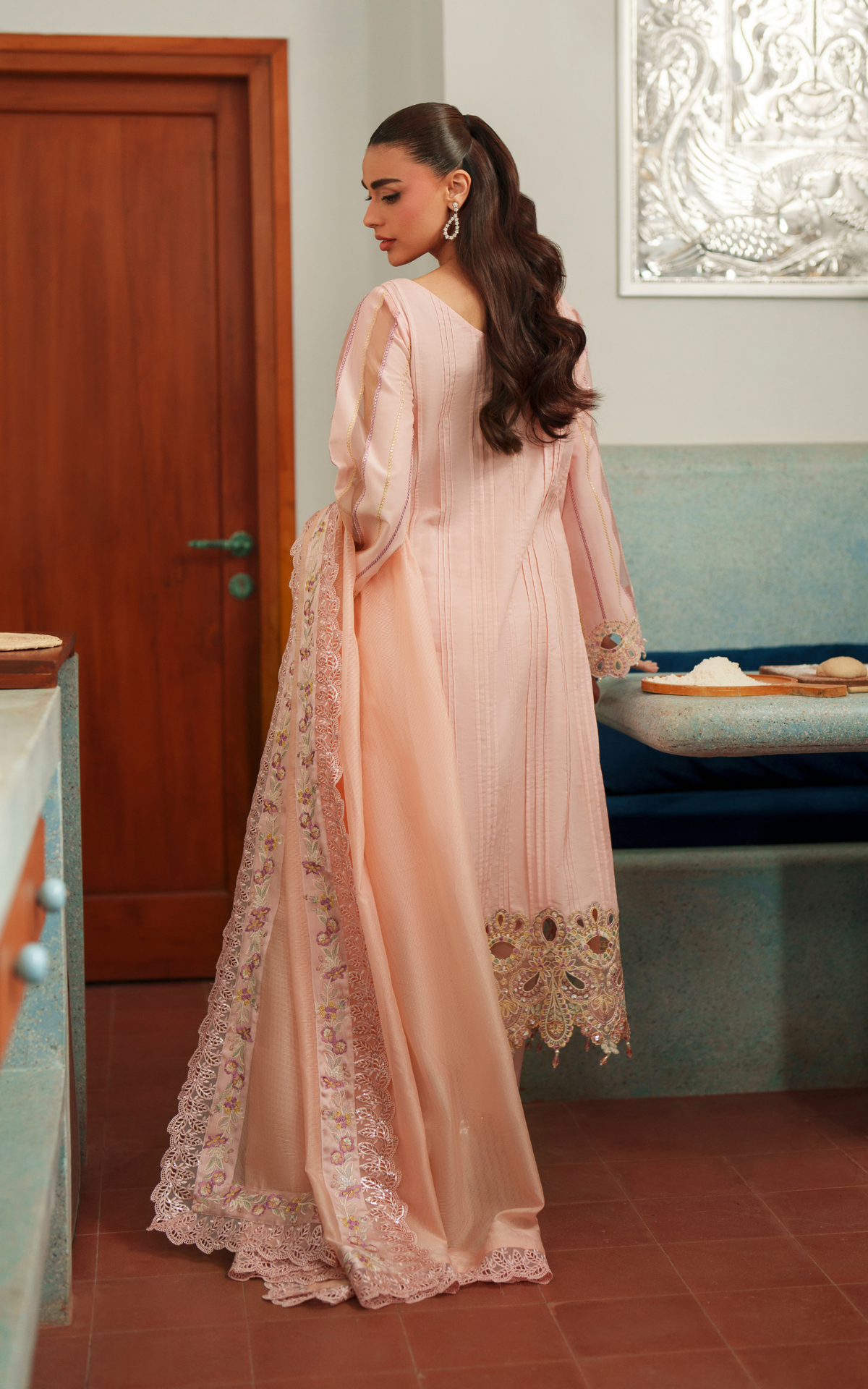 Crimson Courage VUL26-08 | 3pcs Embroidered Unstitched Summer - Shop Now at Asifa and Nabeel