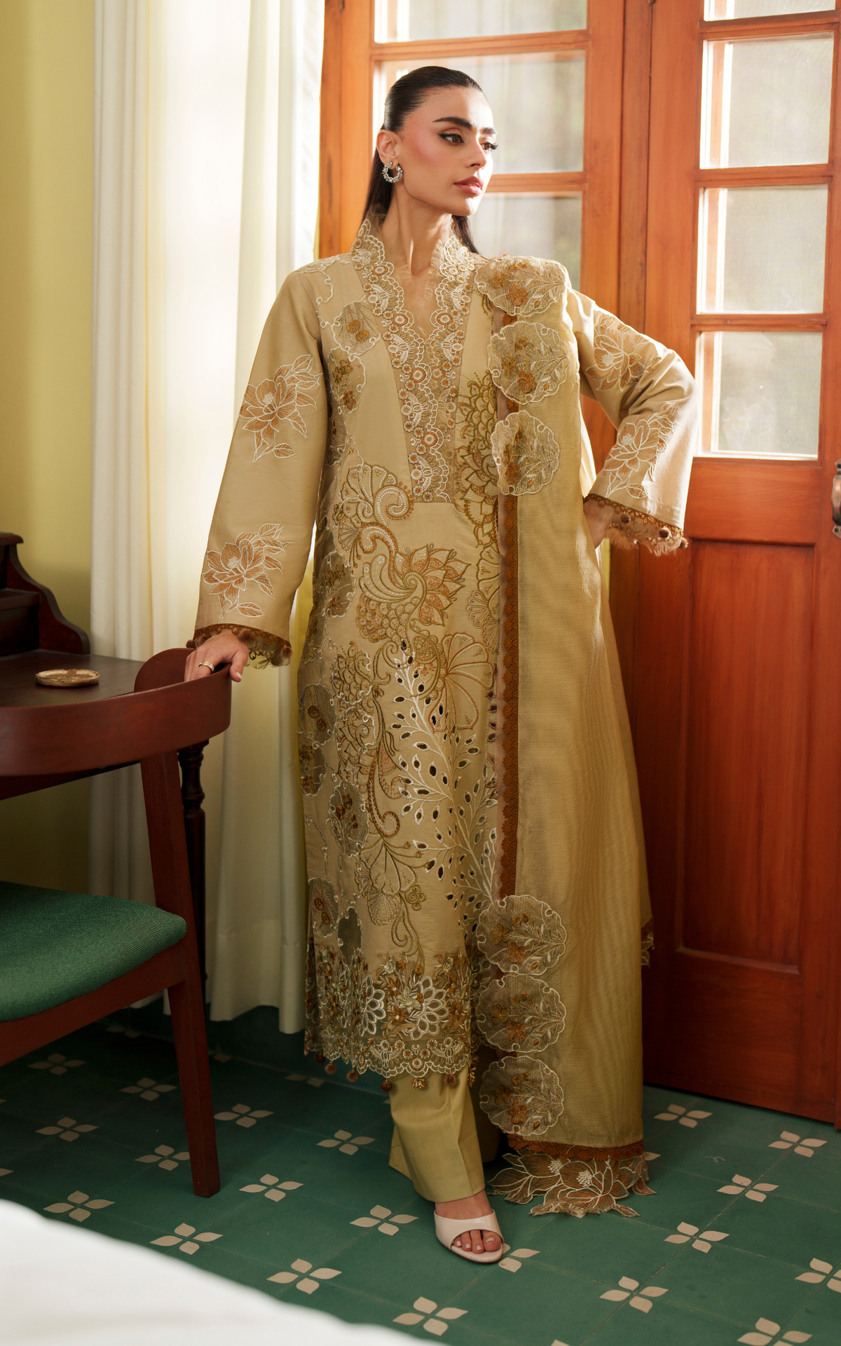 Urban Serenity VUL26-09 | 3pcs Embroidered Stitched Summer - Shop Now at Asifa and Nabeel
