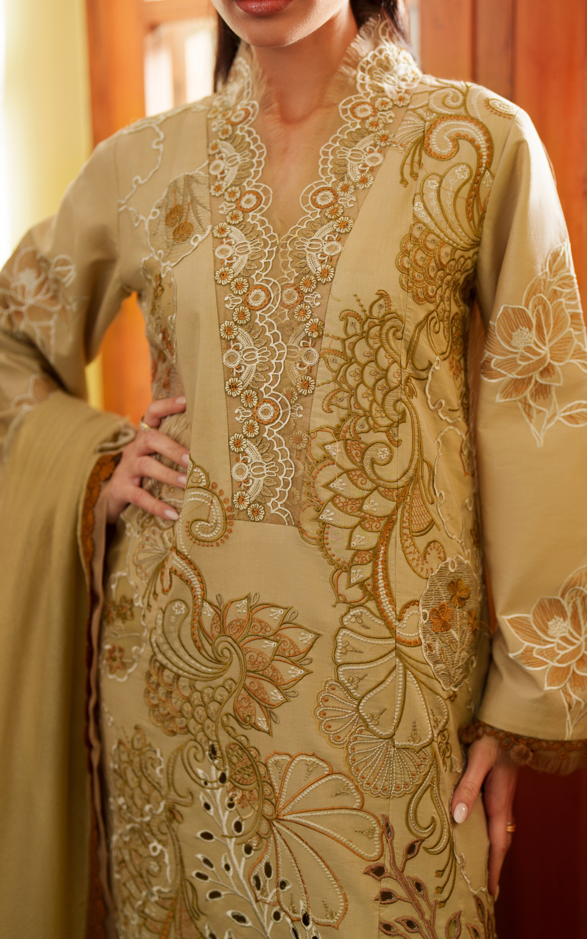 Urban Serenity VUL26-09 | 3pcs Embroidered Unstitched Summer - Shop Now at Asifa and Nabeel