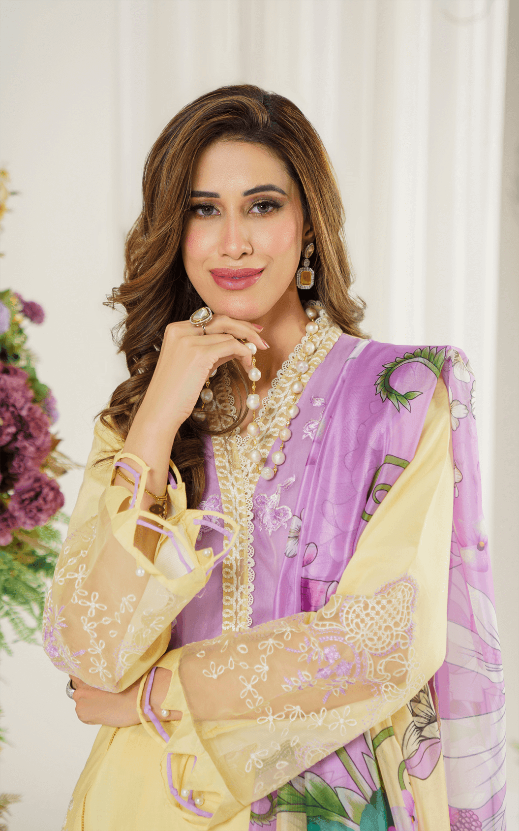 Versaila (PP-10) | Unstitched Lawn - Shop Now at Asifa and Nabeel