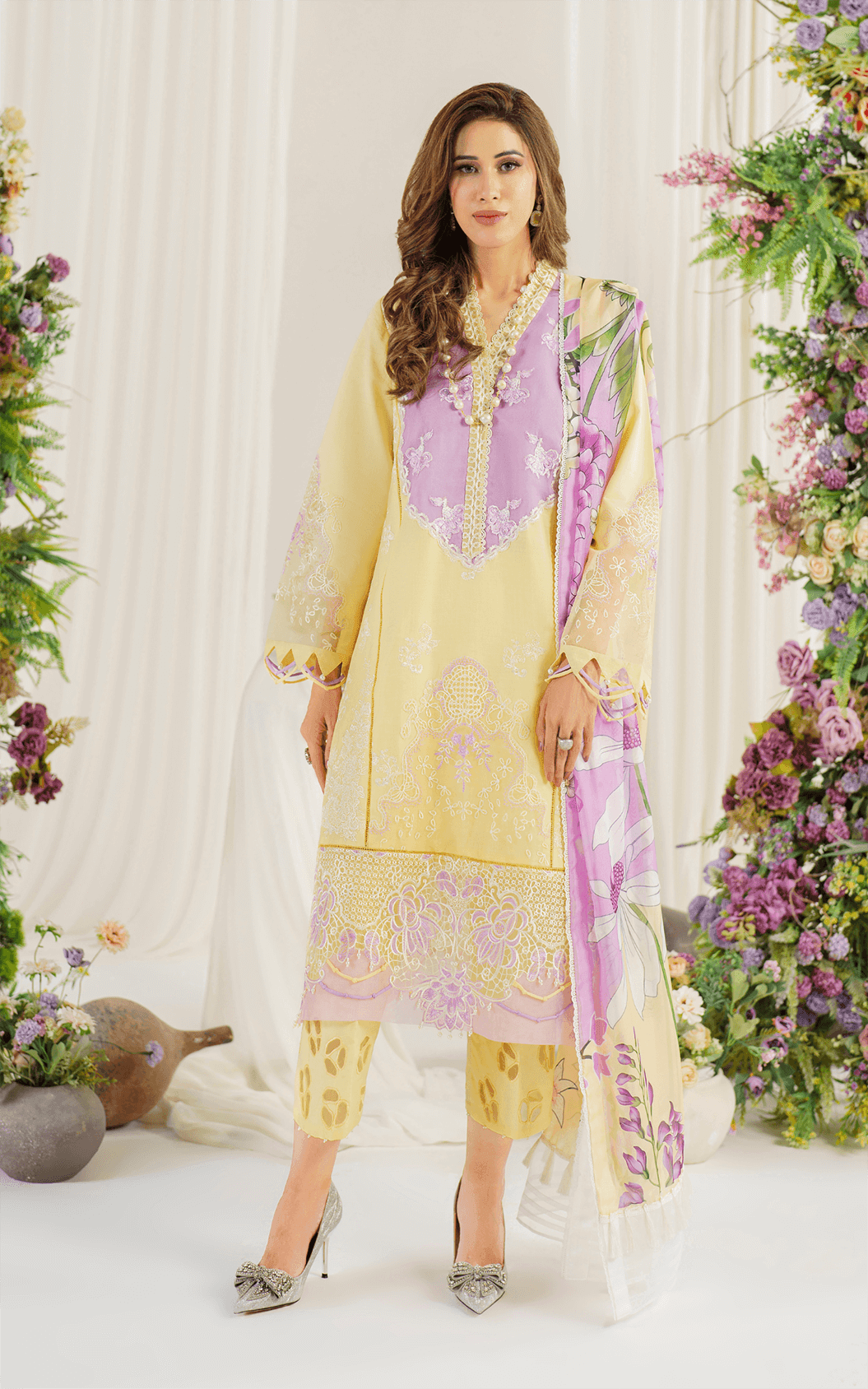 Versaila (PP-10) | Unstitched Lawn - Shop Now at Asifa and Nabeel