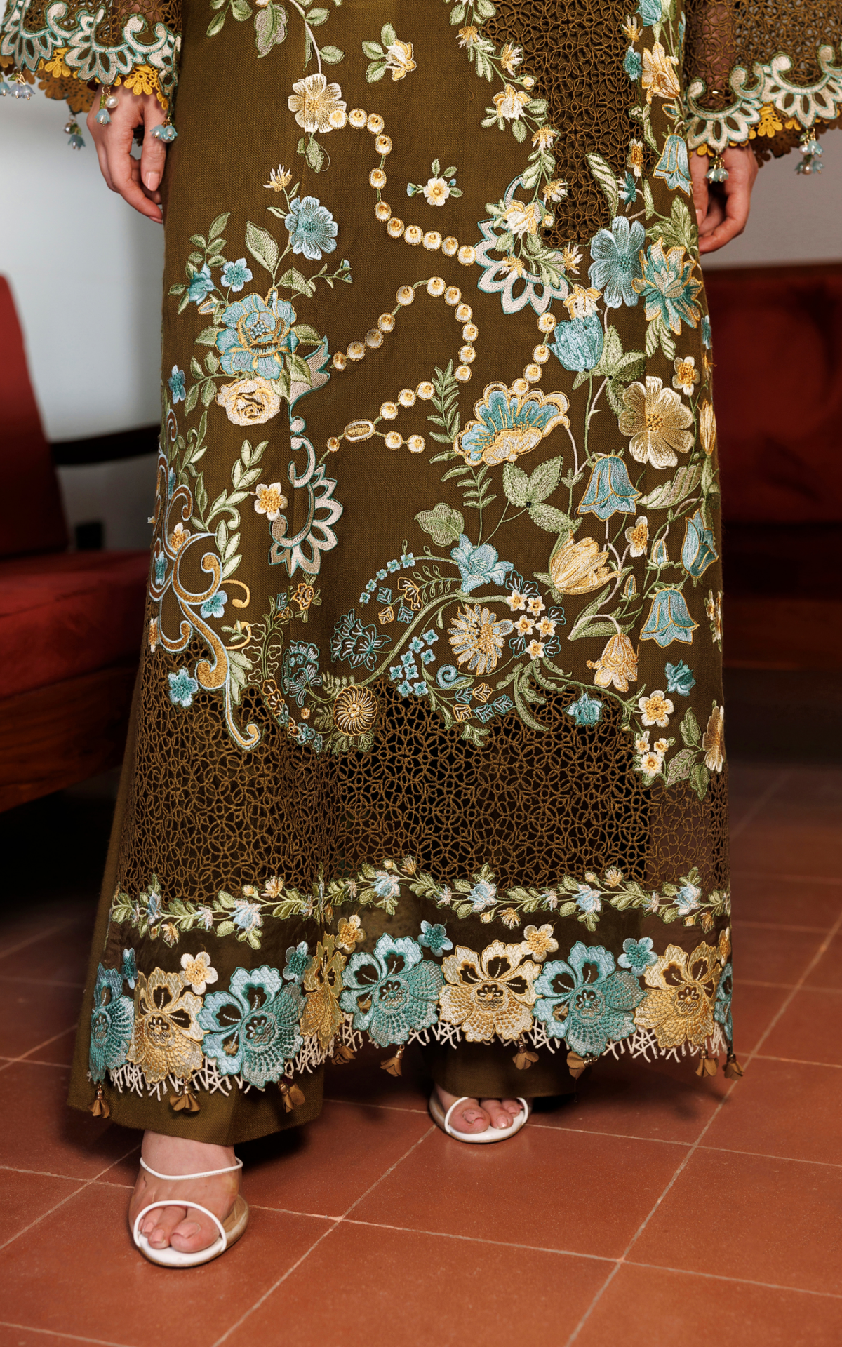 Hazel Hue (WLXU-02) | 3pcs Embroidered Unstitched Winter