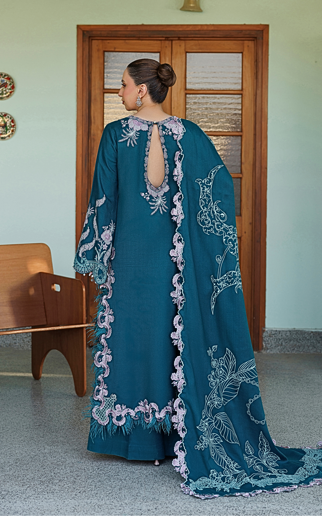 Secret Garden (WLXU-03) | 3pcs Embroidered Unstitched Winter