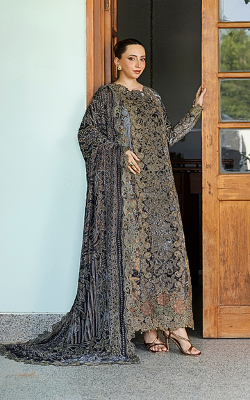 Magnolia (WLXU-05) | 3pcs Embroidered Stitched Winter