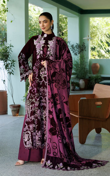 Wine Shine (WLXU-06) | 3pcs Embroidered Stitched Winter