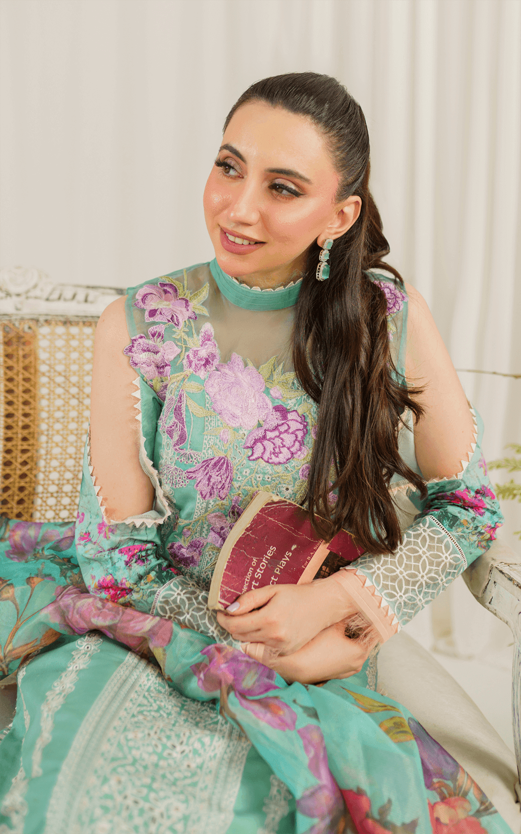 Water Lily (PP-3) | Unstitched Lawn - Shop Now at Asifa and Nabeel