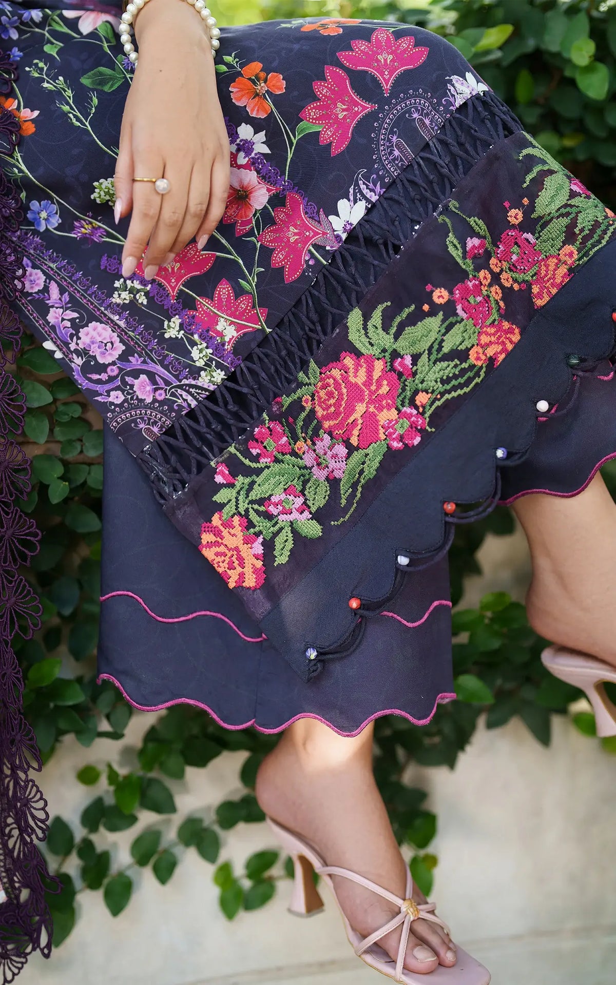 Winter Rose-MWL25-06 | 3pcs Embroidered Unstitched Winter - Shop Now at Asifa and Nabeel