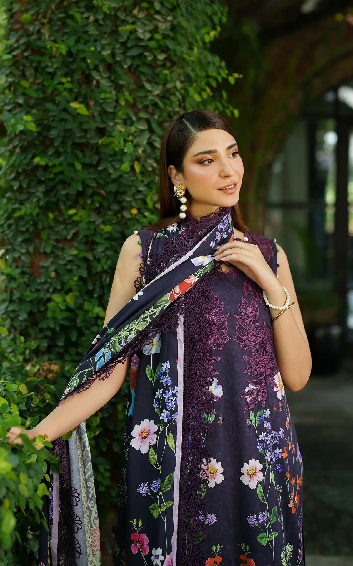 Winter Rose-MWL25-06 | 3pcs Embroidered Stitched Suit - Shop Now at Asifa and Nabeel