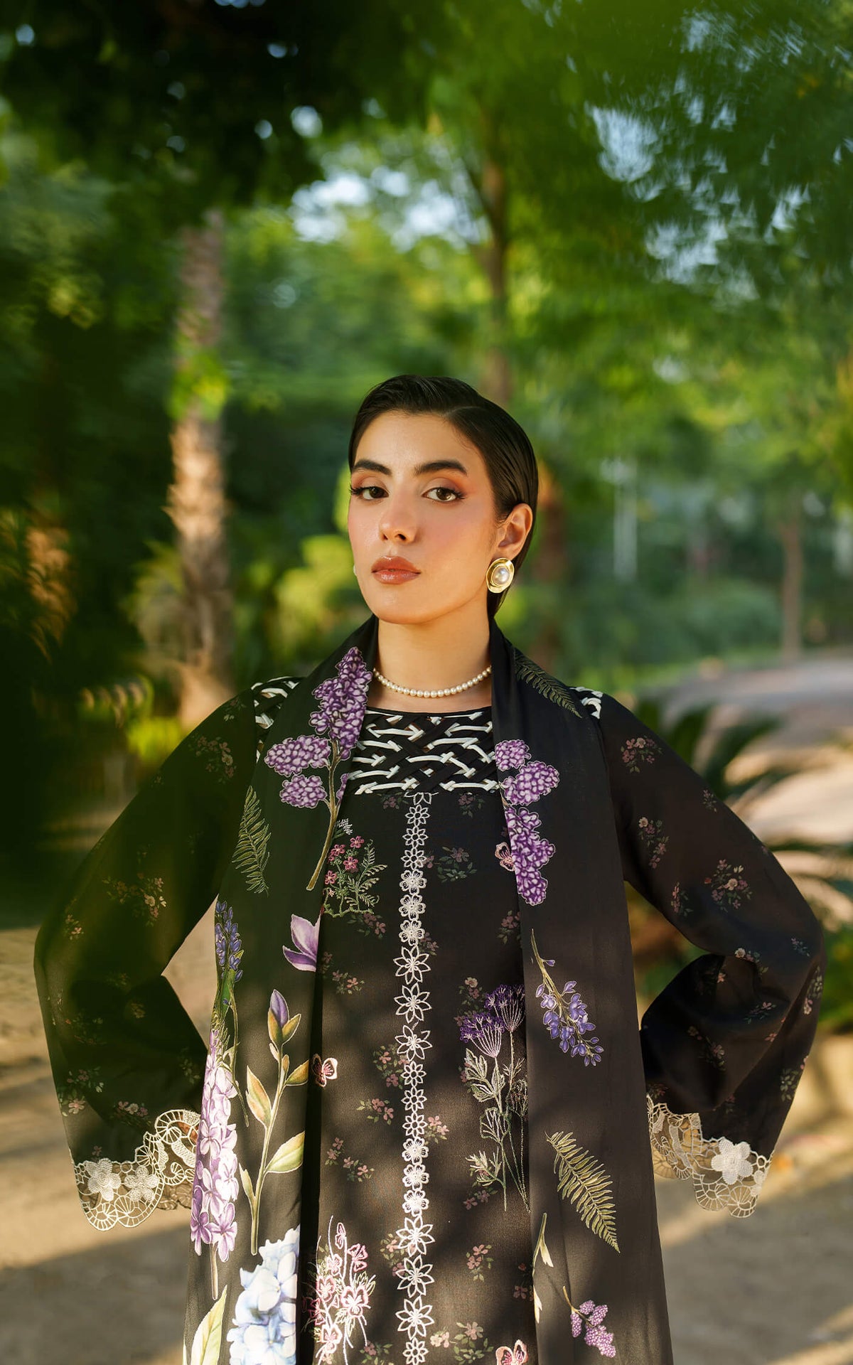 Winter Thyme-MWL25-05 | 3pcs Embroidered Unstitched Winter - Shop Now at Asifa and Nabeel