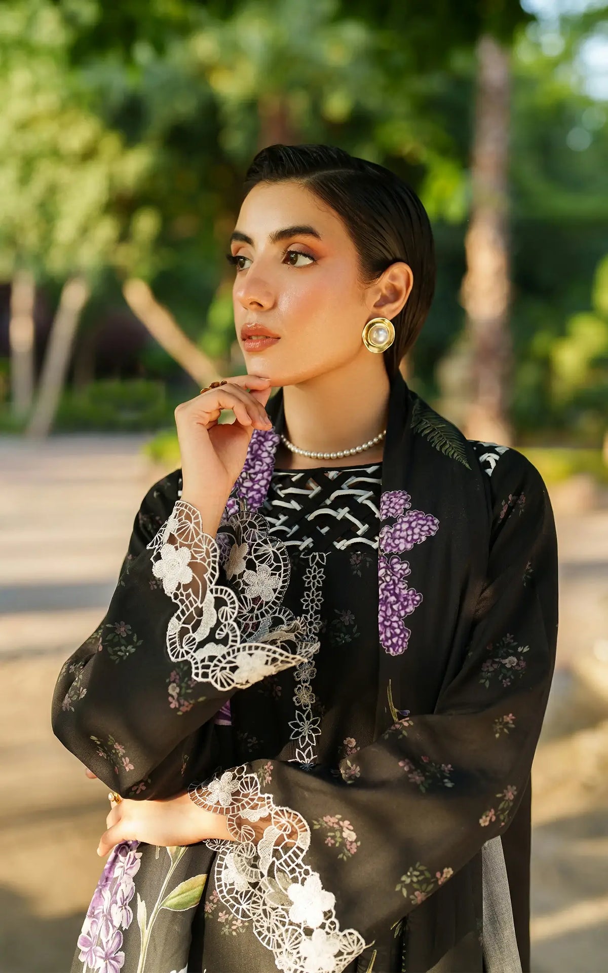 Winter Thyme-MWL25-05 | 3pcs Embroidered Unstitched Winter - Shop Now at Asifa and Nabeel
