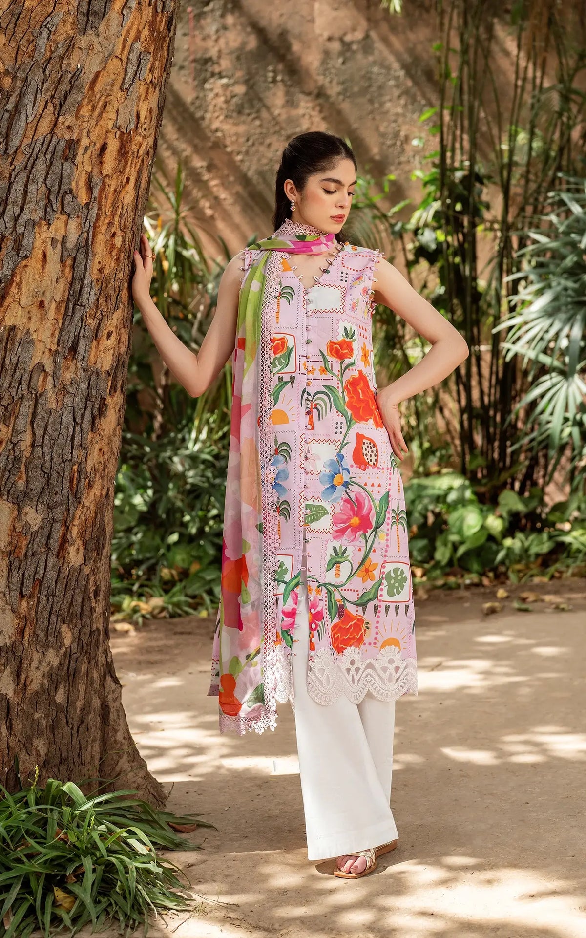 Pastel Bloom-(YKL25-07) - Shop Now at Asifa and Nabeel