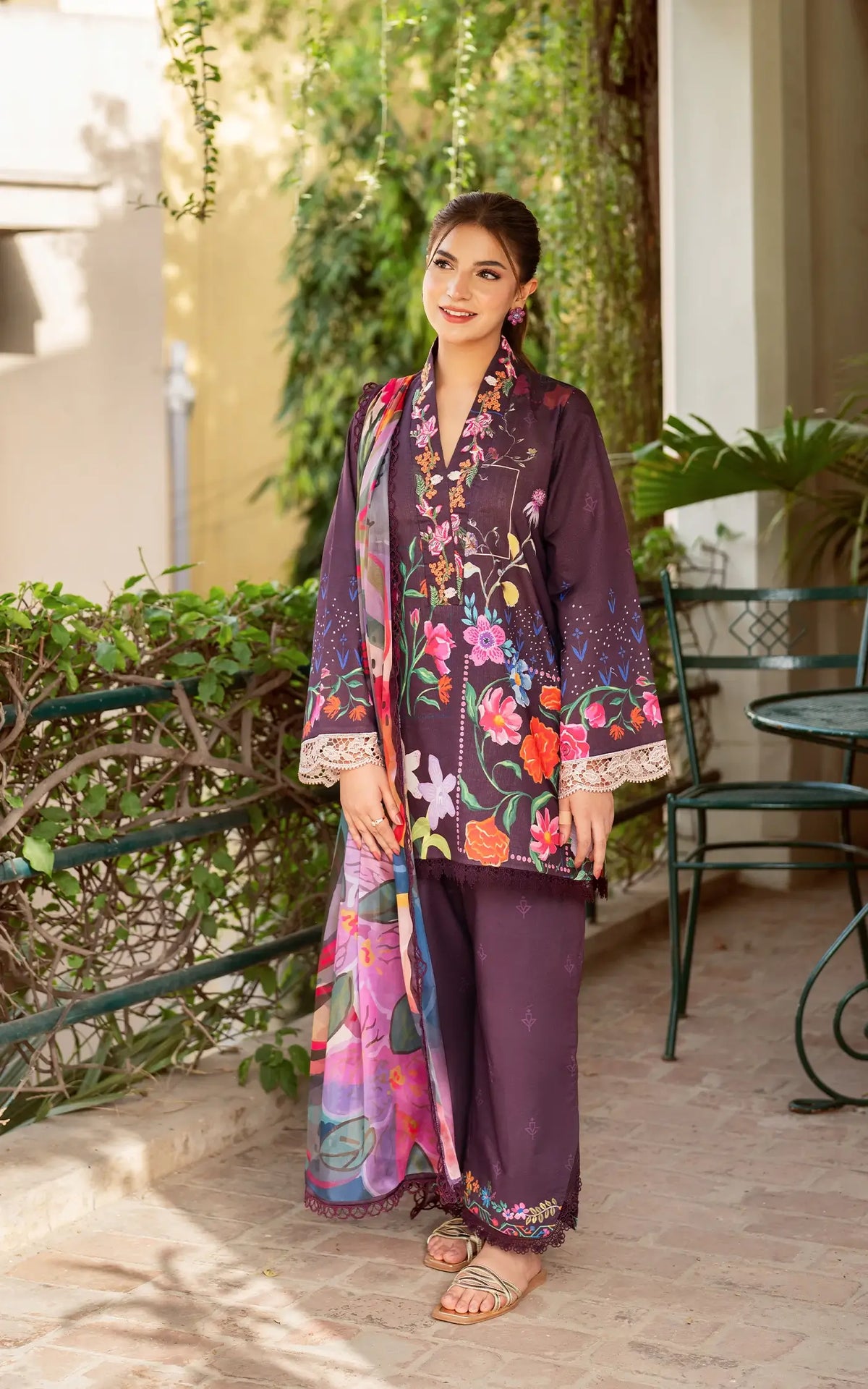 Whimsical Flora-(YKL25-12) - Shop Now at Asifa and Nabeel