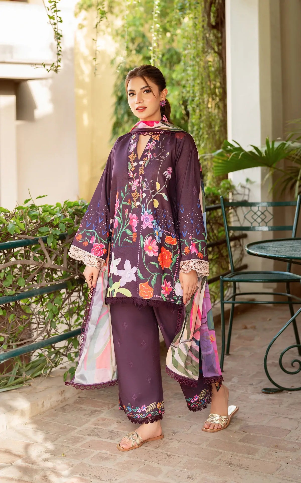 Whimsical Flora-(YKL25-12) - Shop Now at Asifa and Nabeel