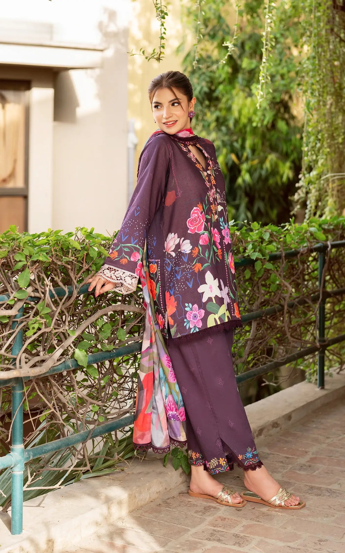 Whimsical Flora-(YKL25-12) - Shop Now at Asifa and Nabeel