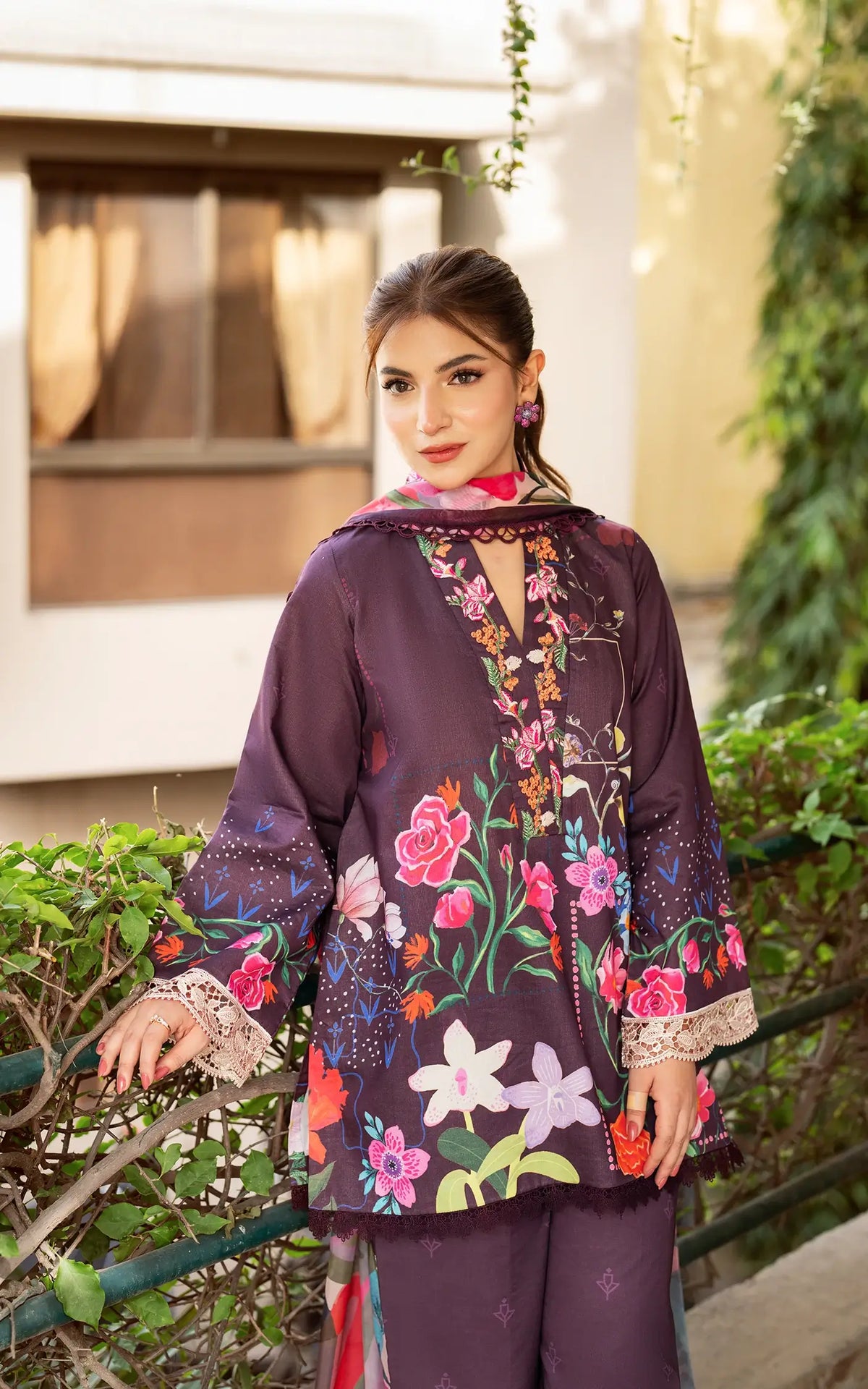 Whimsical Flora-(YKL25-12) - Shop Now at Asifa and Nabeel